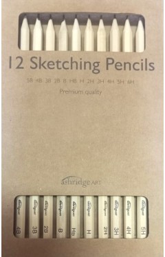ASHRIDGE 12 PCS SKETCHED PENCIL SET
